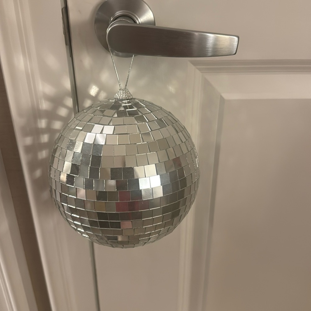Shiny Disco Ball - approximately 6 inches